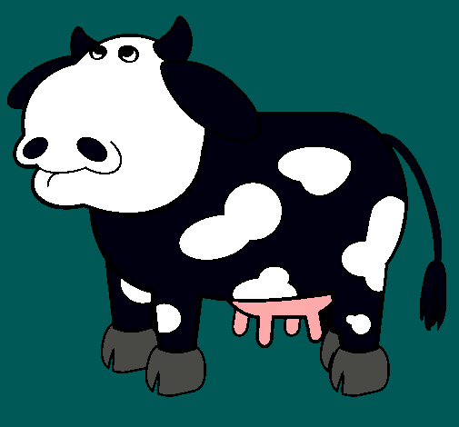 Vaca pensativa