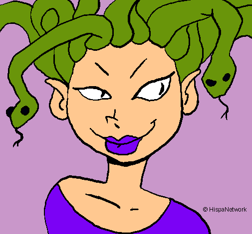 Mujer medusa