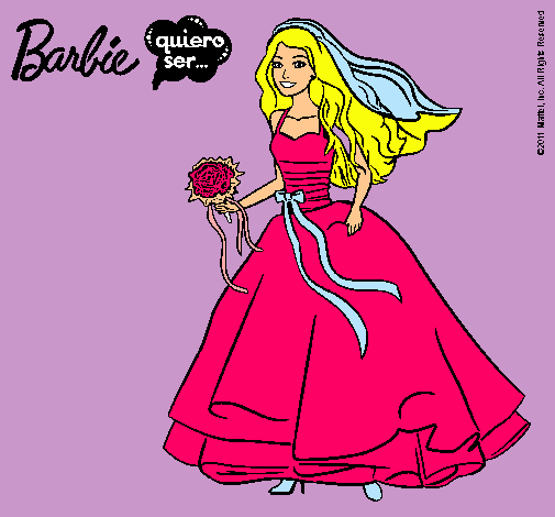 Barbie vestida de novia