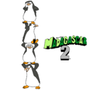 Dibujo Madagascar 2 Pingüinos pintado por SAMUELALA