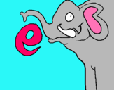 Dibujo Elefante pintado por nenapi