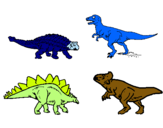 Dibujo Dinosaurios de tierra pintado por KAHIRI