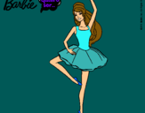 Dibujo Barbie bailarina de ballet pintado por CHIVAS