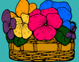 Dibujo Cesta de flores 12 pintado por uvaldo