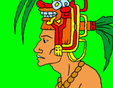 Dibujo Jefe de la tribu pintado por cachu