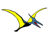 Dibujo Pterodáctilo pintado por curritortu