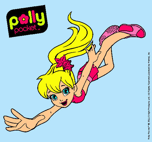 Dibujo Polly Pocket 5 pintado por Mirita