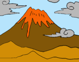 Dibujo Monte Fuji pintado por danaira