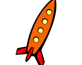 Dibujo Cohete II pintado por ericaeo