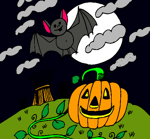 Paisaje de Halloween