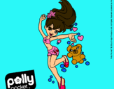 Dibujo Polly Pocket 14 pintado por maei