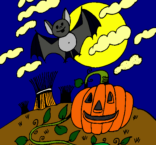 Paisaje de Halloween