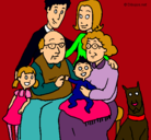 Dibujo Familia pintado por evelynscott