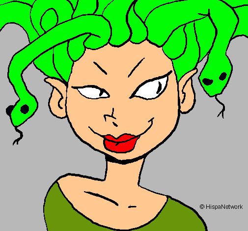 Mujer medusa