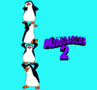 Dibujo Madagascar 2 Pingüinos pintado por dsamjhggf 