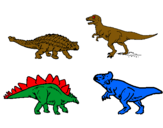 Dibujo Dinosaurios de tierra pintado por Alexo