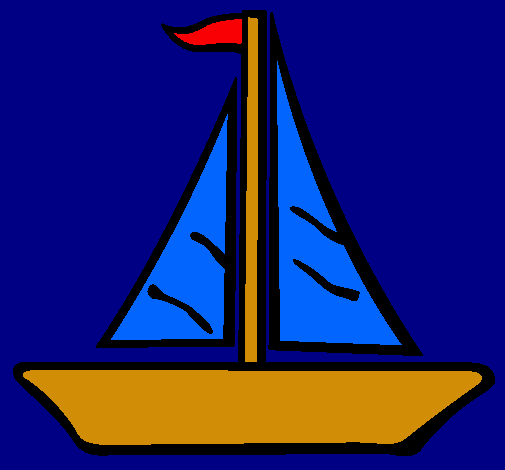 Dibujo Barco velero pintado por abirocio