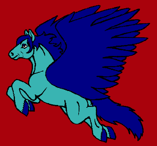 Pegaso volando