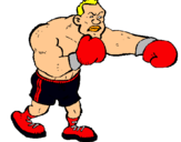 Dibujo Boxeador pintado por lserna