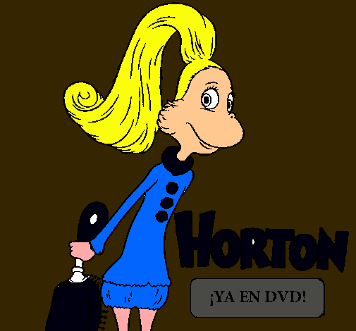 Dibujo Horton - Sally O'Maley pintado por Felipe7