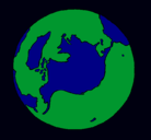 Dibujo Planeta Tierra pintado por stepjanie