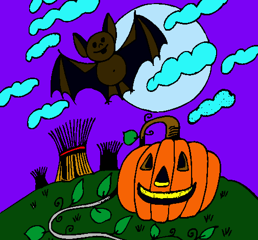 Paisaje de Halloween