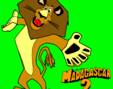 Dibujo Madagascar 2 Alex 2 pintado por Powershoot