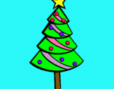 Dibujo Árbol de navidad II pintado por ANNAKAREN