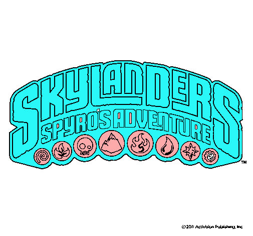 Dibujo Skylanders pintado por Lhaturrita