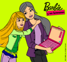 Dibujo El nuevo portátil de Barbie pintado por ZelaAvila