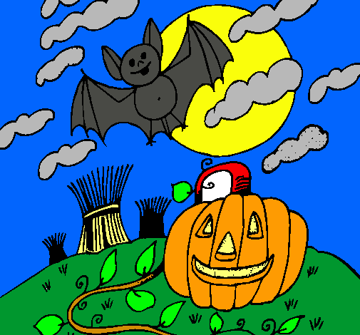 Paisaje de Halloween