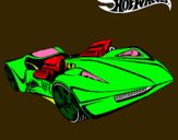 Dibujo Hot Wheels 4 pintado por rally