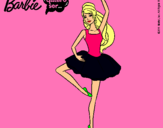 Dibujo Barbie bailarina de ballet pintado por barvie