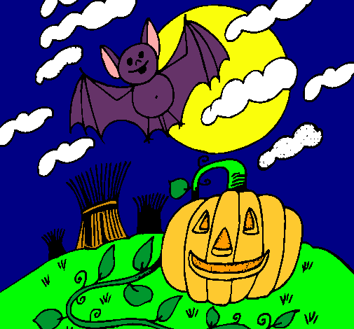 Paisaje de Halloween