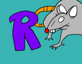 Dibujo Rata pintado por MARCELcool