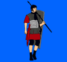 Dibujo Soldado romano pintado por v8v8f