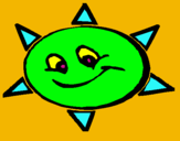 Dibujo Sol sonriente pintado por 2ROCIO