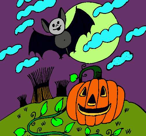 Paisaje de Halloween