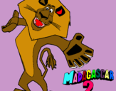 Dibujo Madagascar 2 Alex 2 pintado por COLIBRI