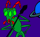 Dibujo Hormiga alienigena pintado por BOSTON