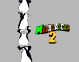 Dibujo Madagascar 2 Pingüinos pintado por KYLIAN