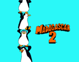 Dibujo Madagascar 2 Pingüinos pintado por valentinakio