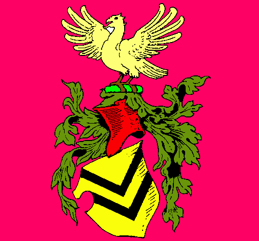 Escudo de armas y aguila 