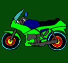 Dibujo Motocicleta pintado por dieportero