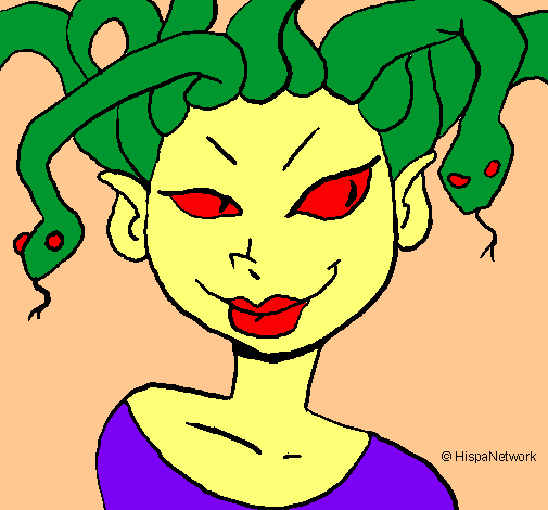 Mujer medusa