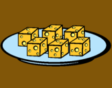 Dibujo Taquitos de queso pintado por tydy