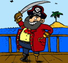 Dibujo Pirata a bordo pintado por pecos8