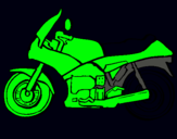 Dibujo Motocicleta pintado por trueno123