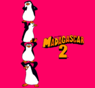 Dibujo Madagascar 2 Pingüinos pintado por TUKI