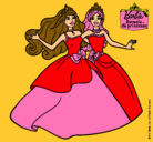 Dibujo Barbie y su amiga súper felices pintado por MTYUF6R8